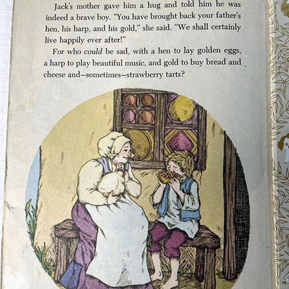 Jack and the Beanstalk Little Golden Book 1990 Childrens Book Fairy Tale u - Picture 8 of 8
